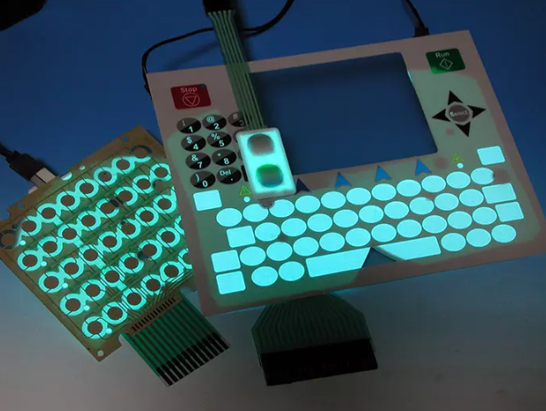 Backlighting in Membrane Switches, Keypads, Keyboards