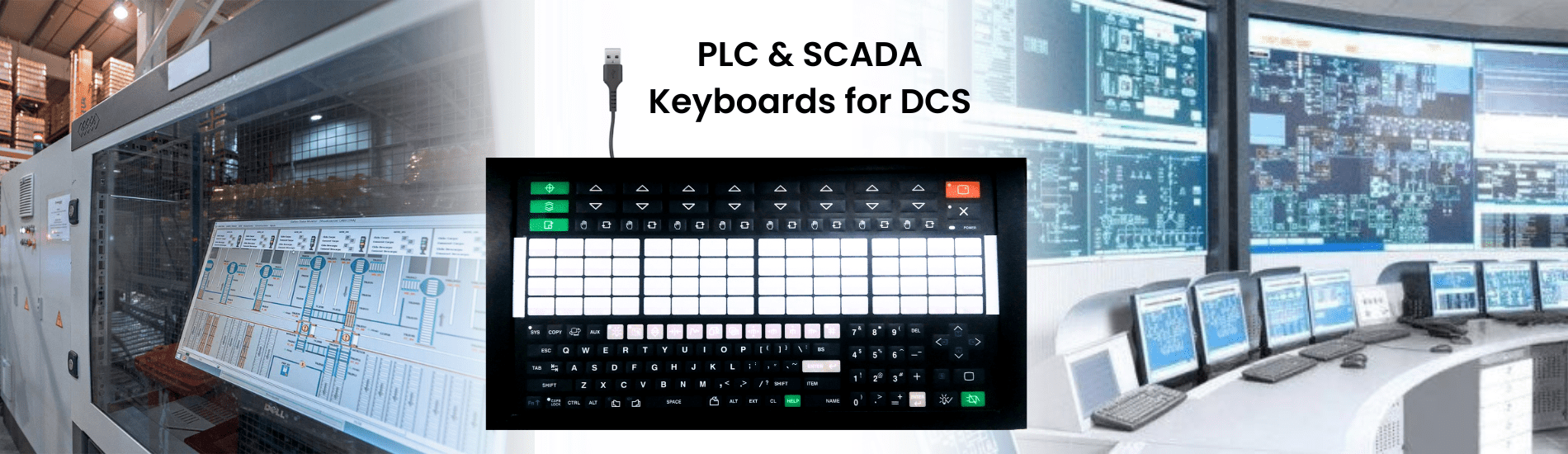 PLC SCADA membrane keyboards