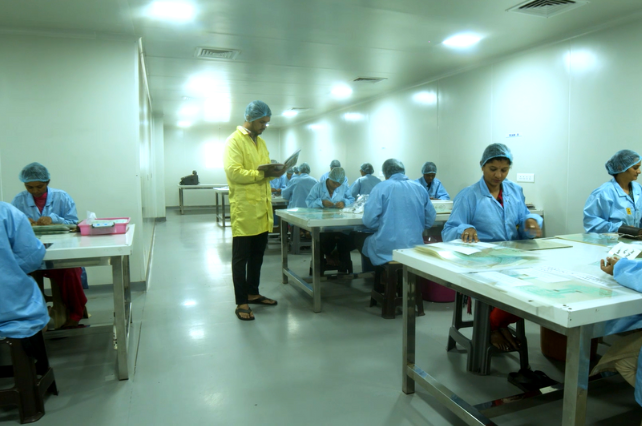Assembly department at Linepro Thane facility