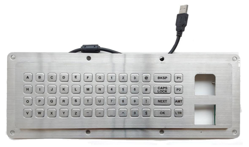 AES encrypted keyboard
