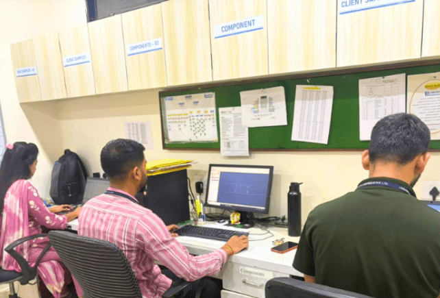 Engineering department at Linepro Thane facility