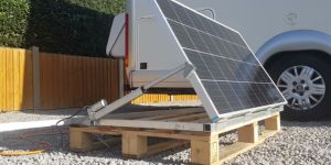 linear actuator control system for solar panel tracking