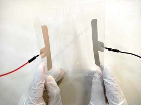 Flexible transparent heater film