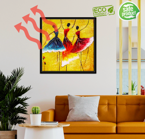 wall heater photo frame