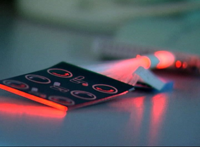 Membrane Keypad Backlighting using Fiber Optics - Linepro Controls Pvt Ltd