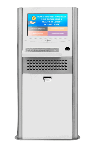 Self service kiosk with anti-vandal metal keyboard