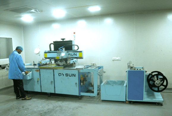 Automatic Screen Printing -Roll to Roll - Linepro Controls Pvt Ltd