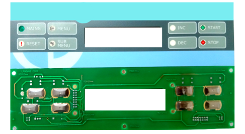 PCB based membrane keypad with metal domes for tactile feedback