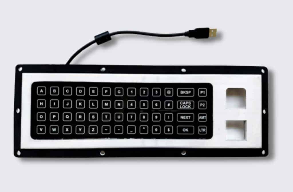 AES Encryption - Metal Keyboard