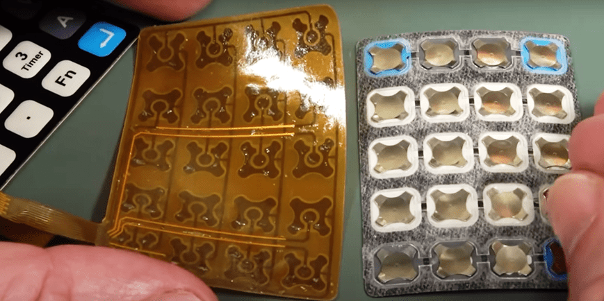 Layers of Membrane Keypad - Graphic Overlay, Flexible Printed Circuit, Metal Dome Layer