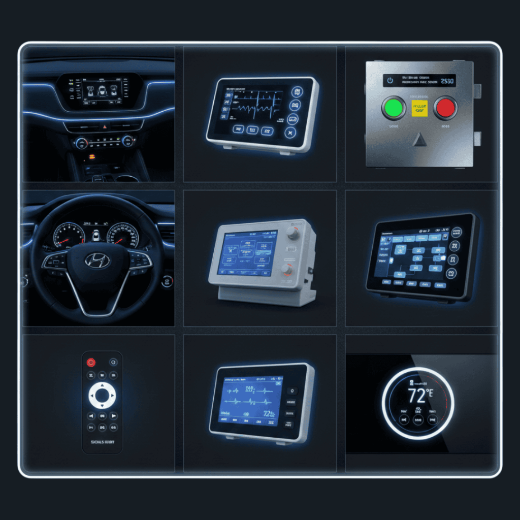 Applications of IMD-based backlit graphics across industries