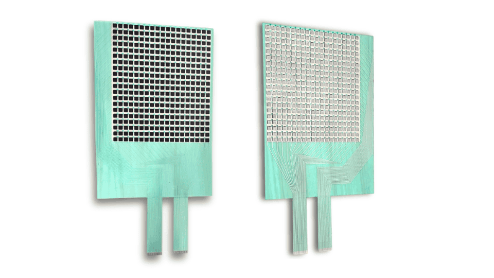Matrix foot pressure sensor