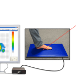 Matrix foot pressure sensor